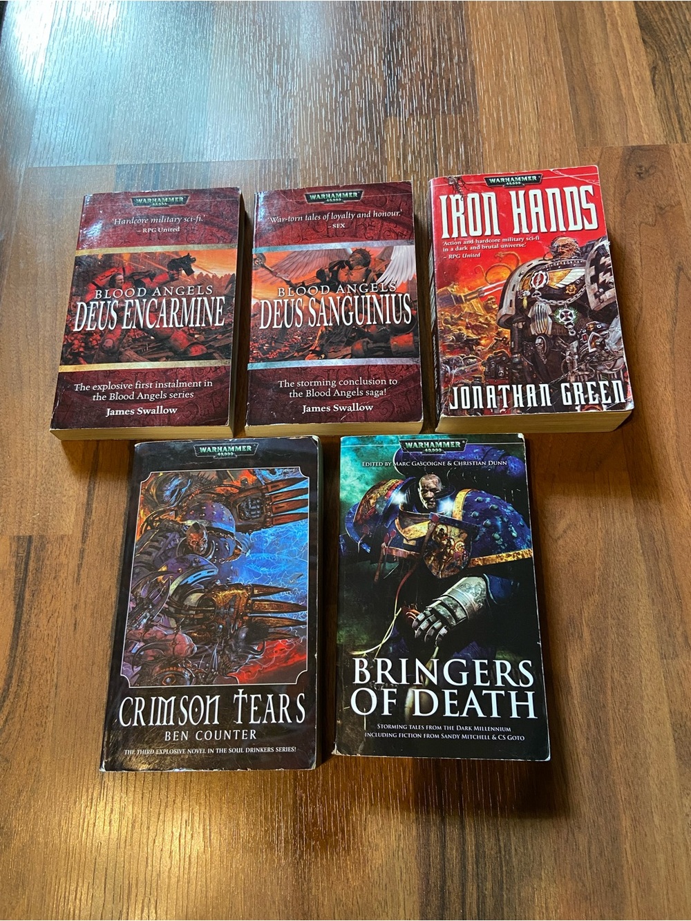 WARHAMMER 40,000 40K 5 Book Set 1st Edition Paperback Black Library Sci Fi